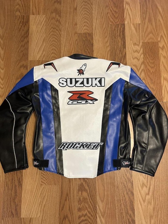 Suzuki YOSHIMURA Motorbike Leather Jacket New Suzuki Biker Leather