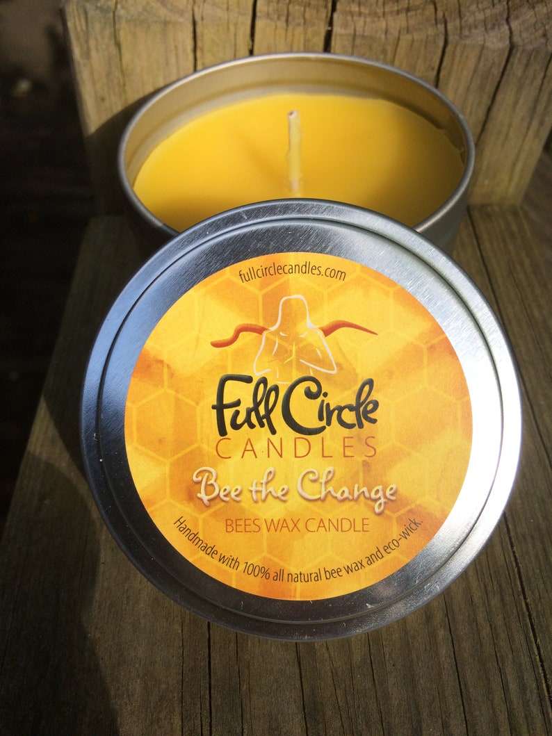 Beeswax Scented Candle with Coconut Oil Autumn Spice Hemp Etsy