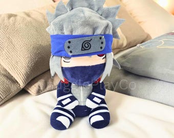 Naruto Anime Plush Doll 20cm – Kakashi, Itachi, Gaara, Sasuke Soft Toy