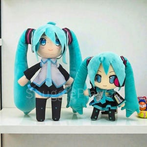 Hatsune Miku Plush Doll | Kawaii Anime Stuffed Animal Collectible Toy Pair 70