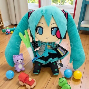 Hatsune Miku Plush Doll | Kawaii Anime Stuffed Animal Collectible Toy Hatsune Miku 23cm