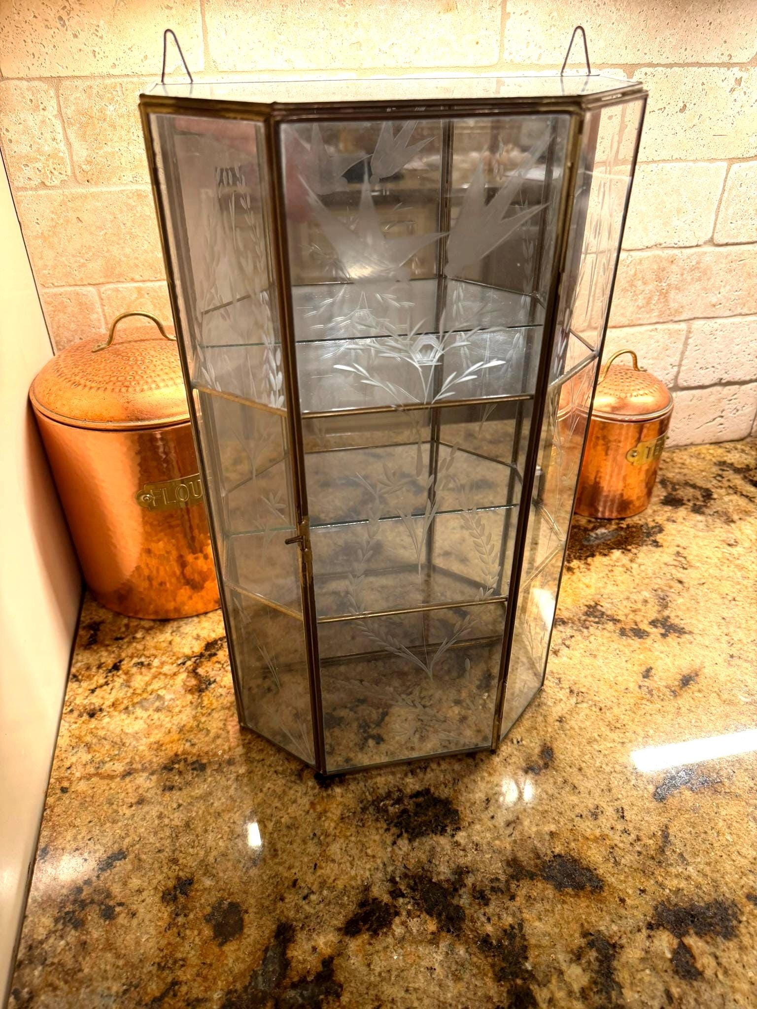 Vintage Glass Shelf - Etsy
