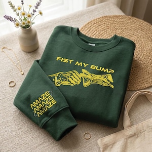 Broderad Fist My Bump T-shirt, Project Mary Sweatshirt, Amaze Amaze Amaze Hoodie, Retro Sci-Fi Litteratur Space Friend Vintage Kläder