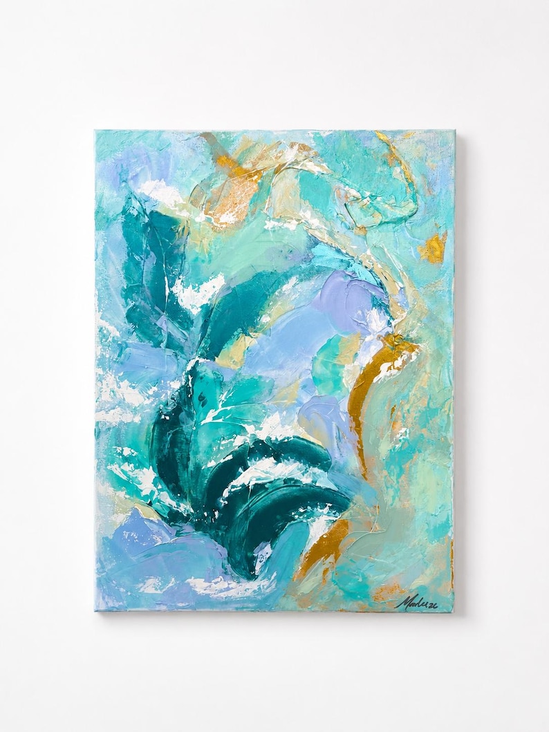 Drift No. 4 textured abstract painting