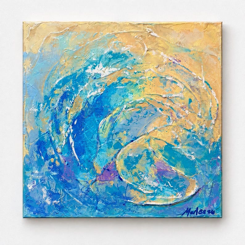 Drift No. 12 textured abstract painting