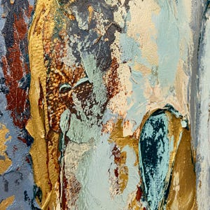 Drift No. 6 – A Conversation | Original Textured Abstract Acrylic Diptych Painting Bild 4