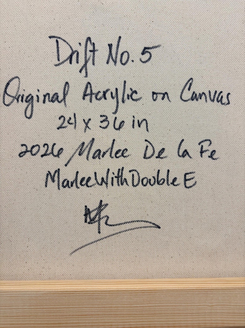 Drift No. 5 — Reverse & signature