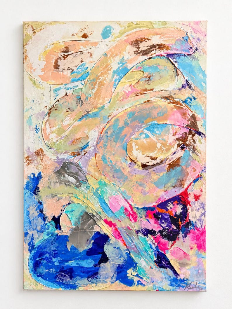 Drift No. 5 textured abstract painting