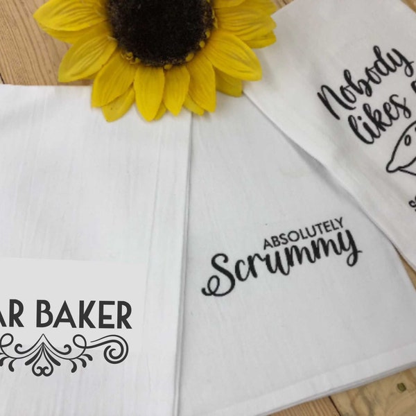 The Great British Bake Off Set of 2 - Mix and Match - Large Tea towel, kitchen towel