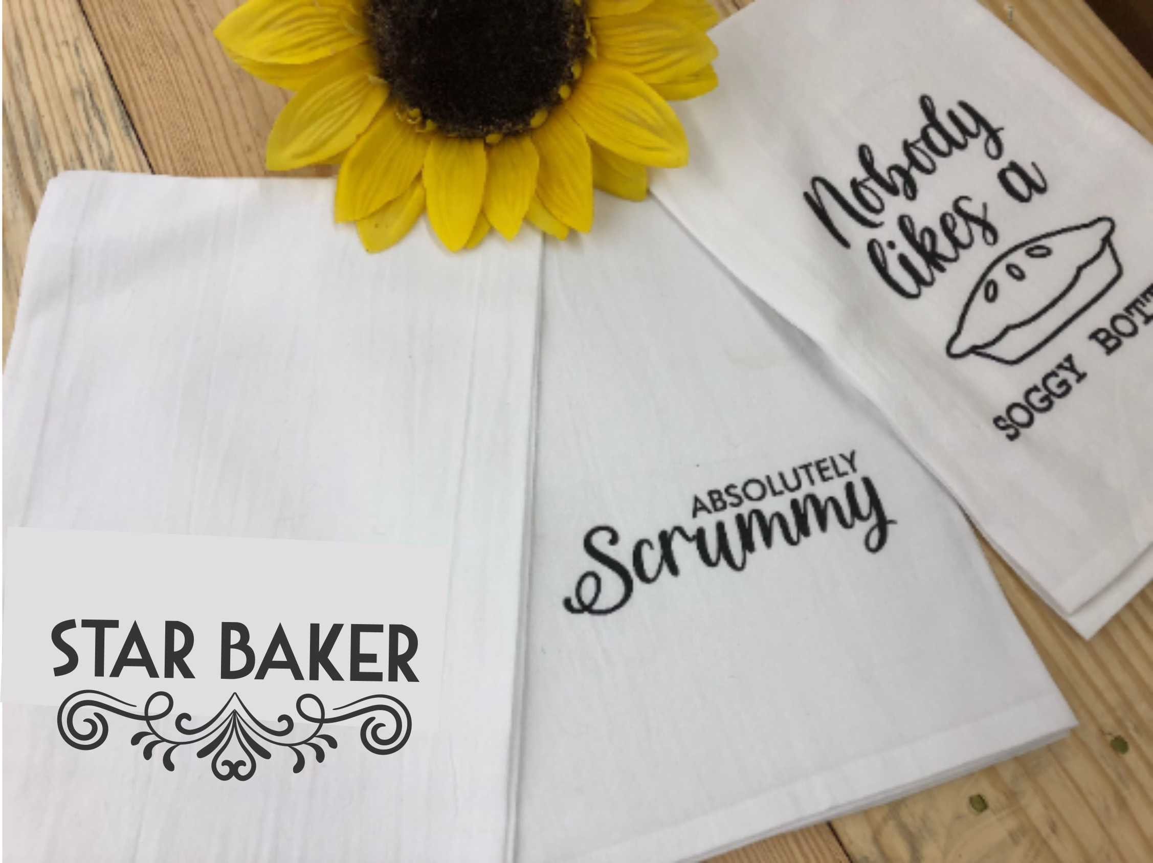 DIY Personalized Kitchen Towels with Martha Stewart + Cricut