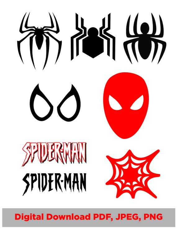 Pórtico Fielmente lluvia Logotipo de Spiderman Spiderman SVG Bundle Vector Designs - Etsy España