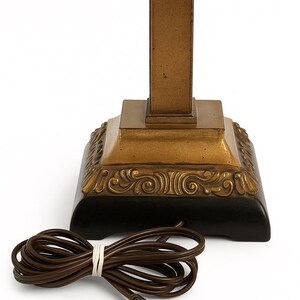 Vintage French Regency Candelabra Lamp, Hollywood Glam Lighting image 9