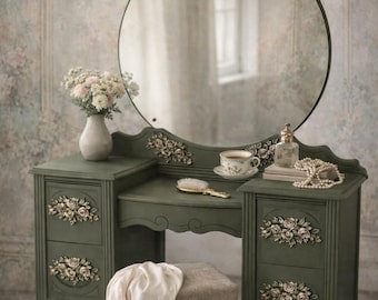 Lot De 3 Boîtes Vertes ANSCO VANITY En Plastique - USA Vers 1926 - Très Bon état