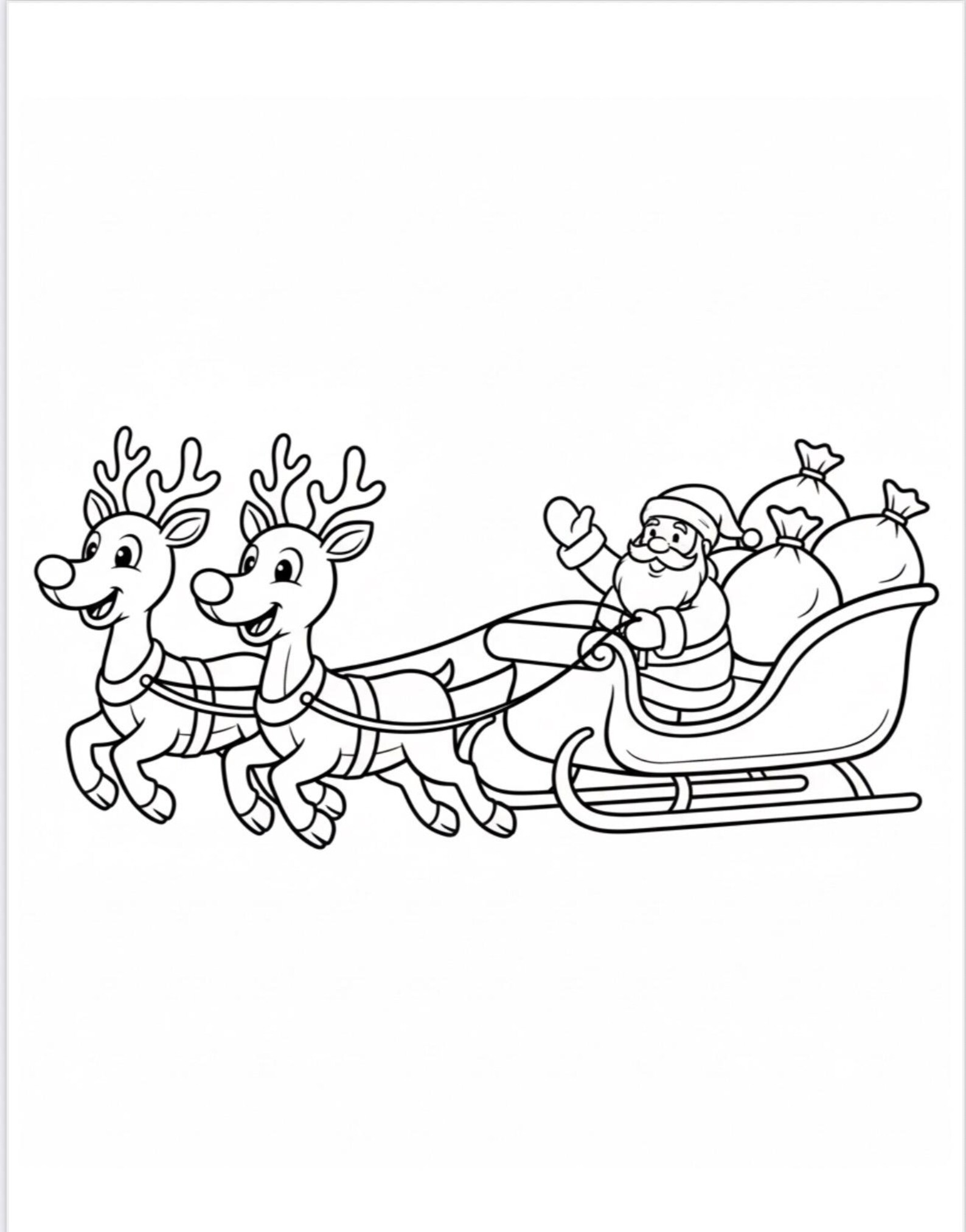 Christmas Coloring Sheets for Kindergarten - Etsy