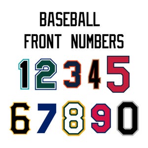 Mlb Jersey Numbers - Etsy