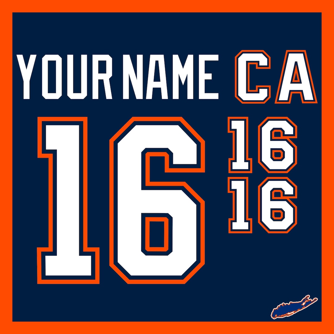 New York Islanders Custom Lettering Kit for 1998-2007 Blue Jersey - Etsy