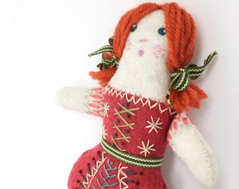 Handful Doll Downloadable Embroidery Pattern