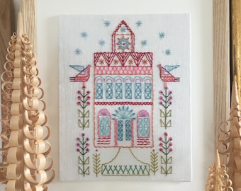 HOUSE No.1 Modèle de téléchargement numérique pour la broderie à la main