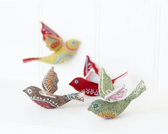 FOLK BIRD ORNAMENT to make