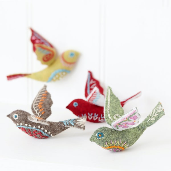 FOLK BIRD ORNAMENT to make