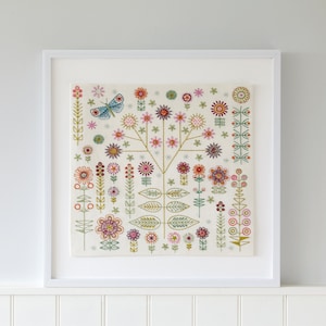 Garden Cushion/Sampler Embroidery Kit
