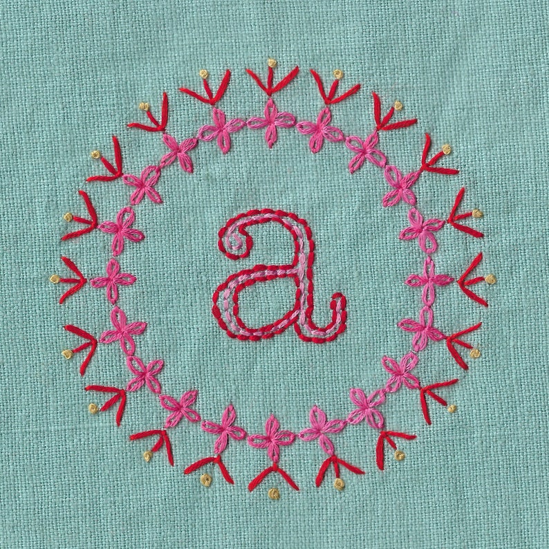 Decorative Alphabet IRON ON TRANSFER for Embroidery Etsy UK