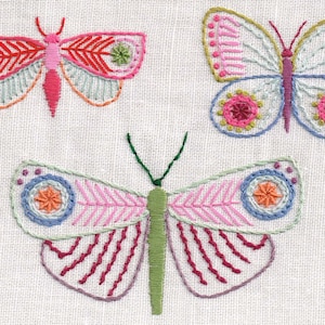 Butterflies Transfer for Hand Embroidery