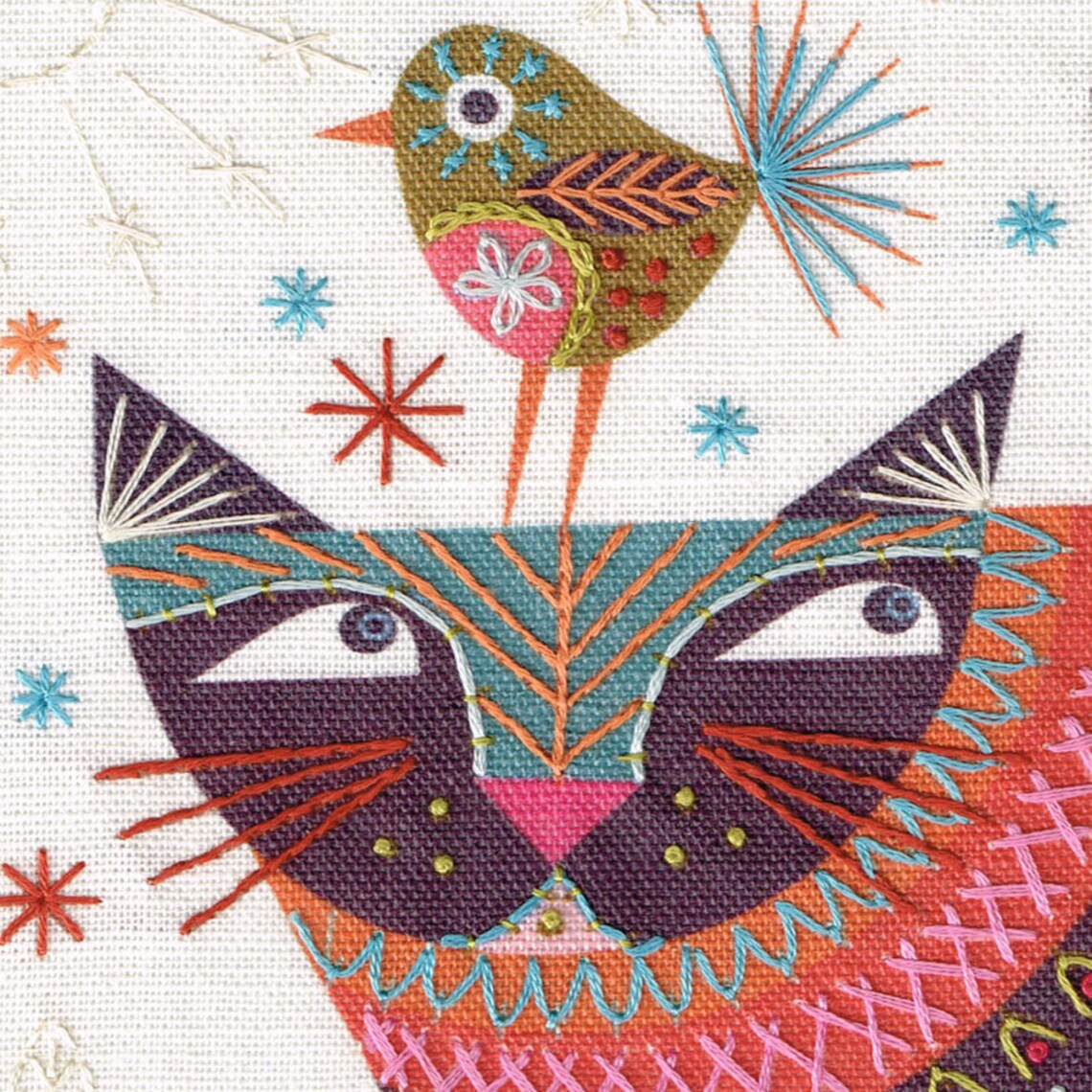 Cat Stitch Kit Etsy UK