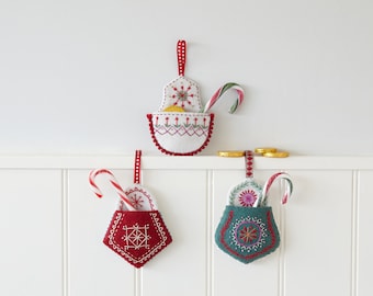 Christmas Pocket Decoration Instant download Pattern