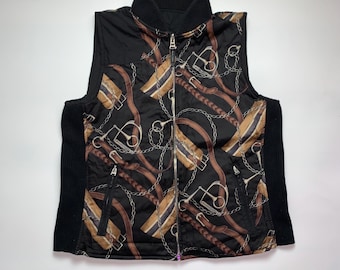 Chaleco de herradura vintage bilateral de Polo Ralph Lauren