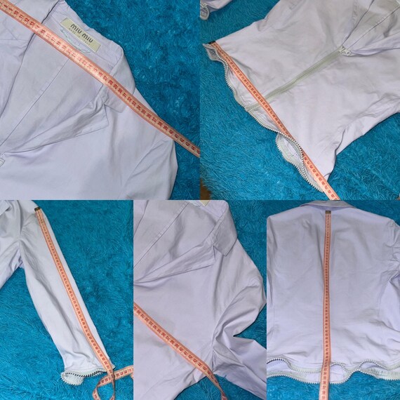 2000’ Runway Archival Miu Miu Lilac Zip-Trim Jack… - image 9