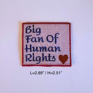 Human Rights - Embroidered Patches