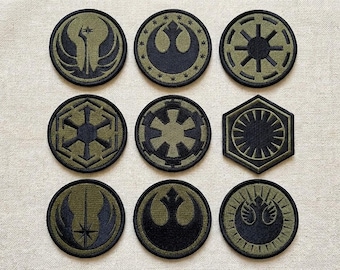 Parche termoadhesivo con el logo de Disney Star Wars, parche Jedi con traje de vuelo, parche Jedi, parche de la Alianza Rebelde, regalo de Disney, parche para chaqueta o mochila.