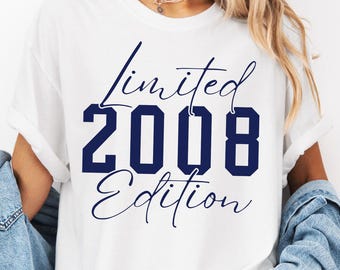 Comfort Colors® 18th Birthday T-Shirt: Limited Edition 2008, Funny Joke Tee, Ladies Birthday shirt, Birthday present 2026