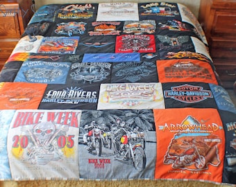 Tee Shirt Quilt - Custom Made