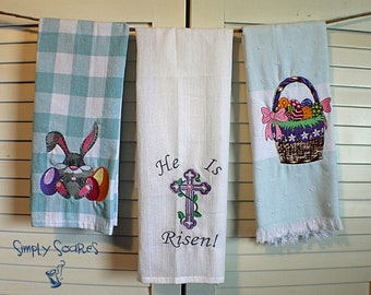 Easter Towel - Embroidered