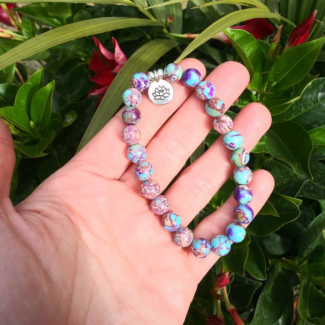 Lotus Bracelet Etsy