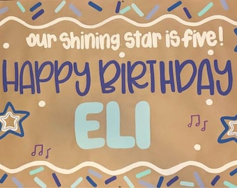 KPOP Hand-Painted Banner 35" x 70"