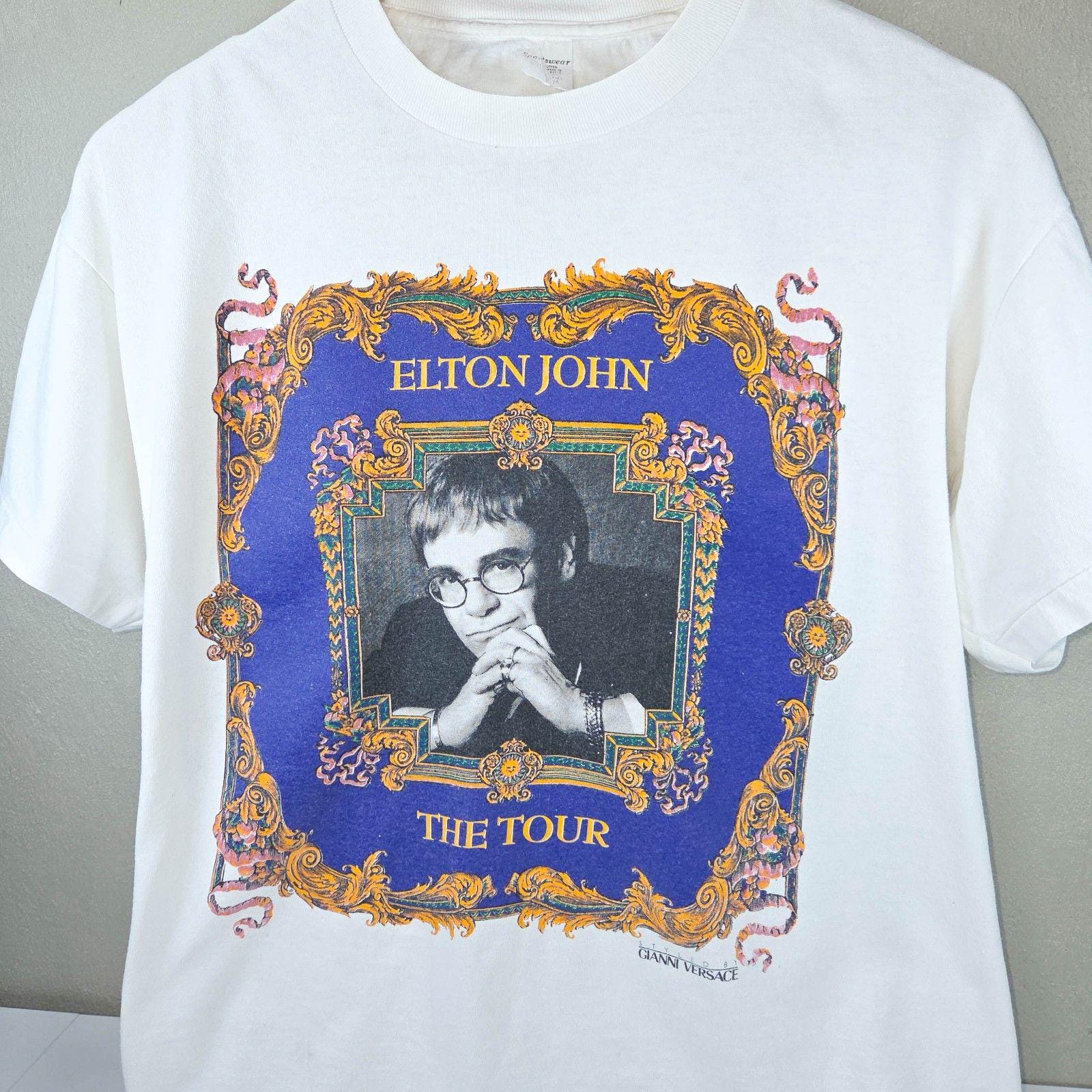 90s Elton John Shirt - Etsy