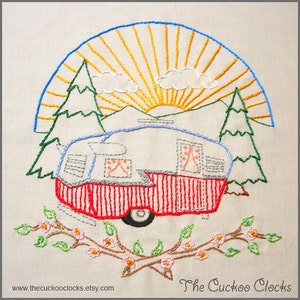 Let's go camping Set Hand Embroidery pattern PDF image 1