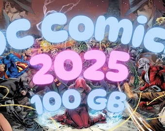 100 GB DC Comics STL File Pack (2025)