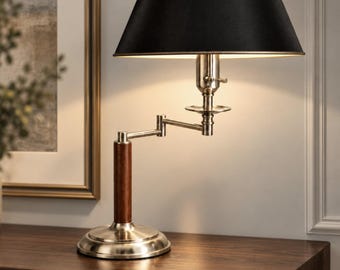 OTT-LITE Contemporary Style  350 Adjustable Swing Arm Table Lamp  23 in H