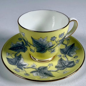 Vintage Coffee Cup and Saucer Collection Wedgwood Villeroy Boch Lenox Royal Chelsea Cauldon Collectible Replacements