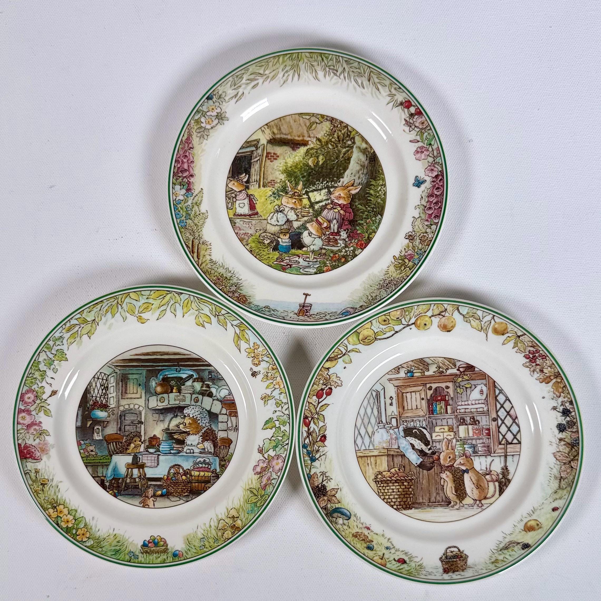 希少Villeroy&Boch× Foxwood Tales プレート Foxwood Tales Bread & Butter Plate by Villeroy & Boch