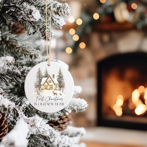 Decorazione personalizzata per il primo Natale nella nuova casa 2025