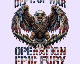 Operation Epic Fury Design Png | instant Digital Download