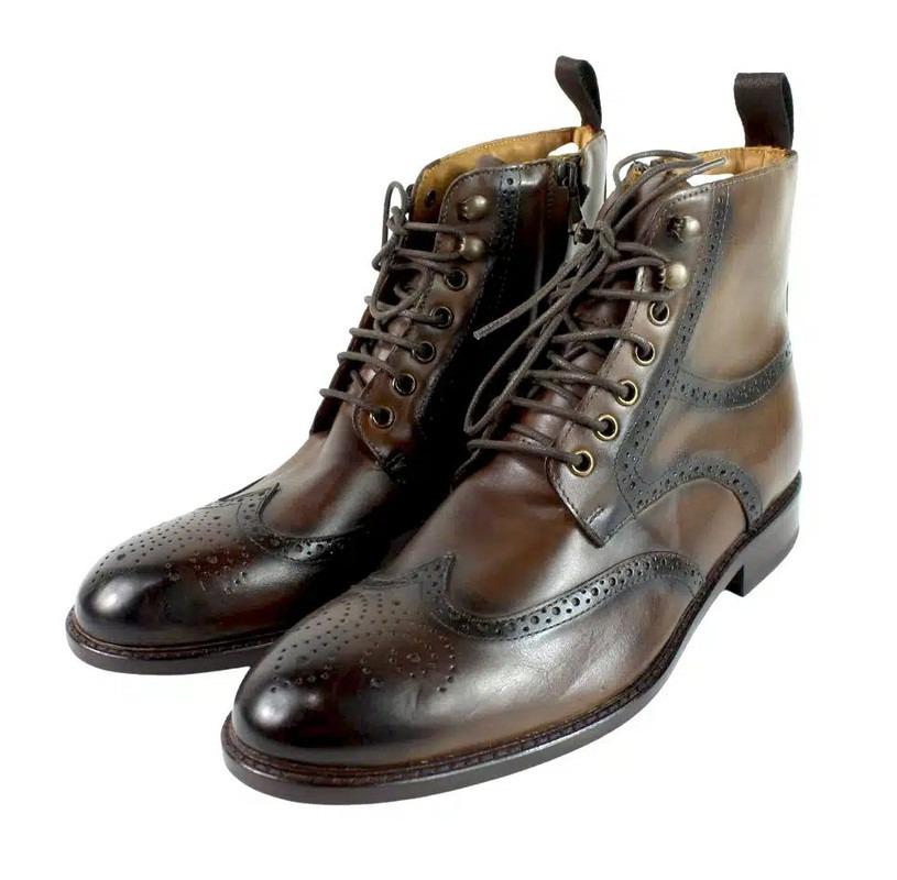 Ivan Troy Cesare Men Brown Dress Boots - Etsy display picture 2