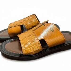 Ivan Troy Angelo Royal Comfort Mens Sandal Italy Leather Sandals Stitched Sole Ivan Troy Mens Sandals - Etsy main image 3