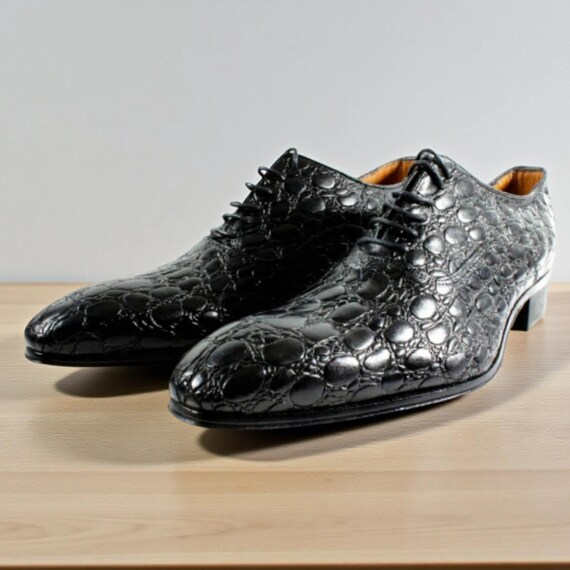Ivan Troy Koko Black Mens Oxford Leather Shoes - Etsy Israel display picture 2