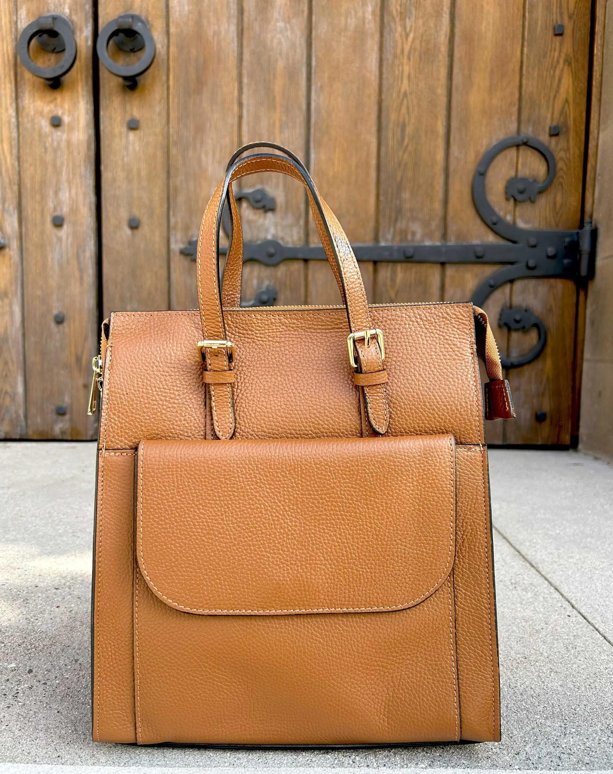 Ivan Troy Sama Brown Women\'s Italian Leather Shoulder Bag Outdoor Backpack Ivan Troy Jami Brown Women main image 3